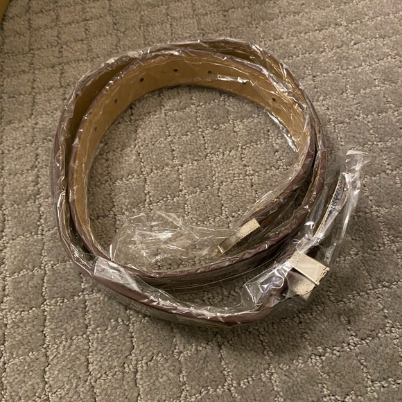 NWT Brown western style belt silver detailing - Picture 4 of 4